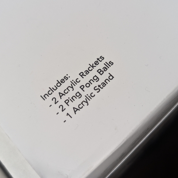 Luxe DominoesLuxe Ping Pong Set in Neon Blue - Picture 3 of 6